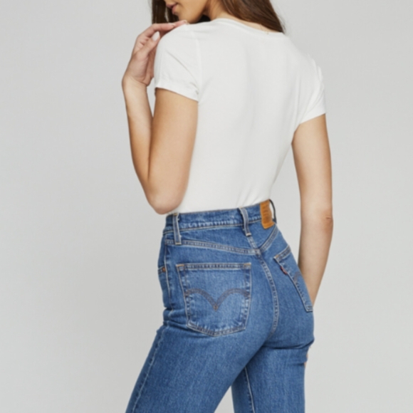 nwt GENTLE FAWN nellie V neck tee shirt XS - Picture 2 of 7